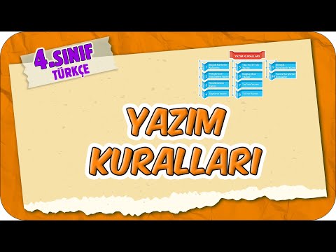 Yazım Kuralları 📙 4.Sınıf Türkçe #2025