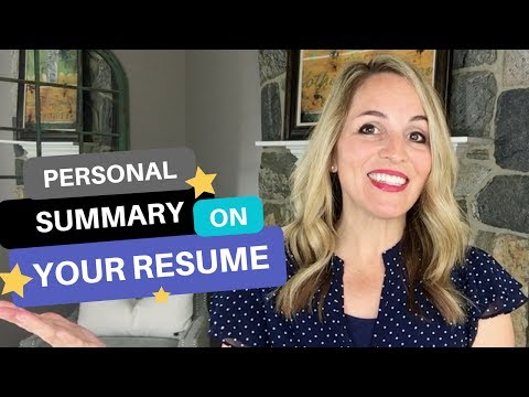 How To Write A Resume Summary - Sample Resume Template