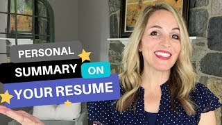 How To Write A Resume Summary - Sample Resume Template
