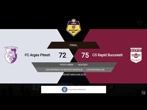 LNBM MOZZART 2022-2023: FC Argeș Pitești - Rapid București (PLAY-OFF 1, Game 3)
