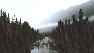 Stop Thinking & Fall Asleep with Heavy Rain and Thunderstorm Sounds