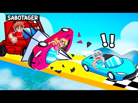 1V1 Race But I Only Sabotage EMMA To Make Her RAGE... (GTA 5)