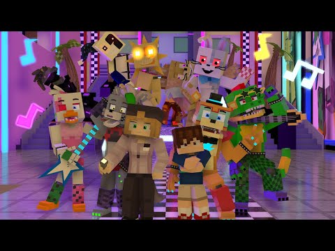 🎬RickyPicture Studios🎥 - ASTRAY - Five Nights At Freddys Security Breach -Minecraft (Song by @Scraton Music Official)