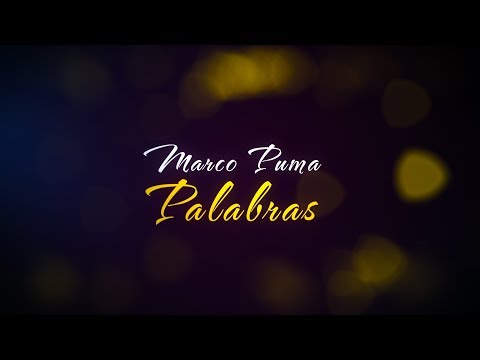 Marco Puma - Palabras (Official Lyric Video)