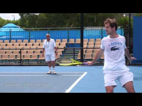 Richard Gasquet - Slow Motion Slice Backhand in High Definition