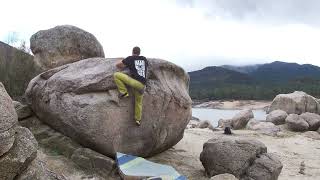 Video thumbnail: Bizarrin girl, 6b+. Burguillo