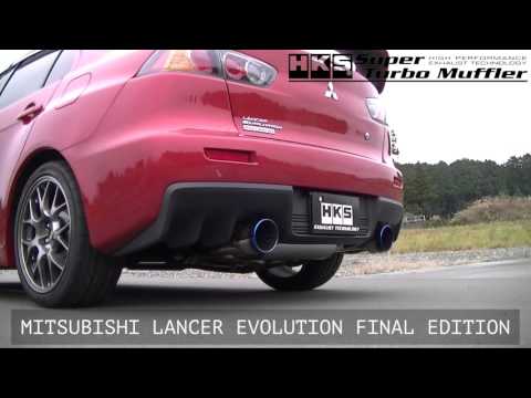 MITSUBISHI LANCER EVOLUTION FINAL EDITION HKS Super Turbo Muffler