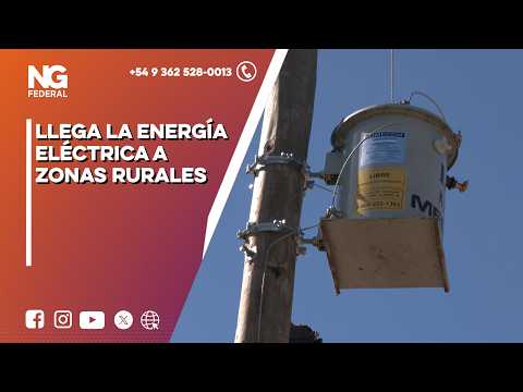 NG FEDERAL - LLEGA LA ENERGÍA ELÉCTRICA A ZONAS RURALES - LAGUNA LIMPIA