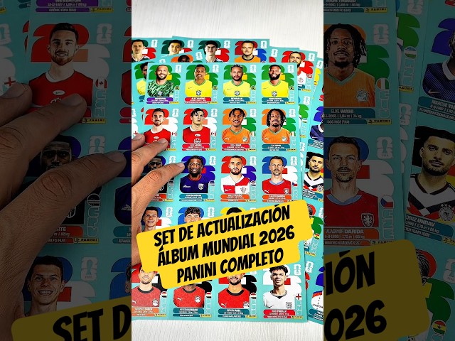 Vídeo relacionado con Panini Álbum de calcomanías de la Copa Mundial de la FIFA 2026, multicolor