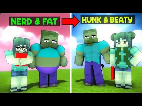 Monster School _ From Fat To Hunk Zombie Love Motivation Story