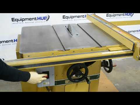 Powermatic 66 10" Left Tilt Table Saw w/ Powermatic Accu-Fence, 1PH