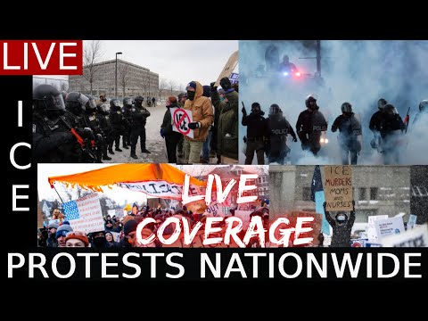 MINNESOTA LOS ANGELES PORTLAND ICE PROTESTS  Multi-Cam  01-30-2026 PART 2