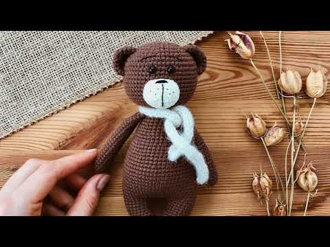 Bruno the bear Free amigurumi pattern