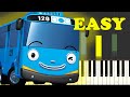 Tayo The Little Bus Theme Song Piano Tutorial EASY