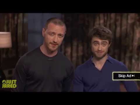 Daniel Radcliffe & James McAvoy Film Funny Skippable Ads for 'Victor Frankenstein' Trailer