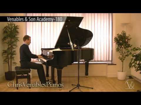 Bach - Prelude & Fugue in A minor, Venables & Son Academy-180 grand piano