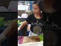 Thai Beauty Shows Off Street Food Pattaya Shorts