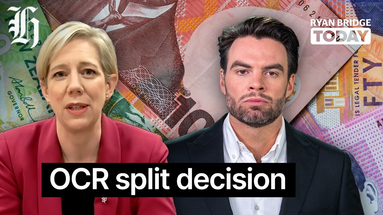 RBNZ Governor on OCR split decision | Ryan Bridge TODAY