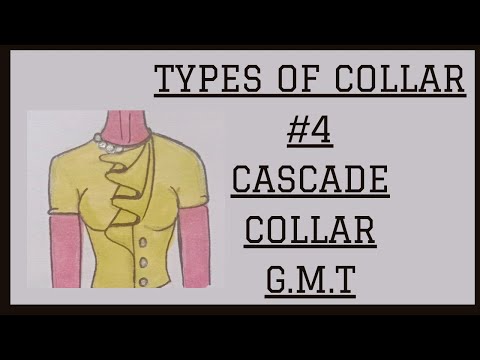 👍What is Cascade collar? | TYPES Of COLLAR @FASHIONACADEMYMJ