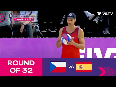 Perusic/Schweiner vs. Herrera/Gavira - Round of 32 Highlights | Tlaxcala 2023 #mexbeachvolley