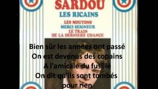 Michel Sardou - Les Ricains avec paroles