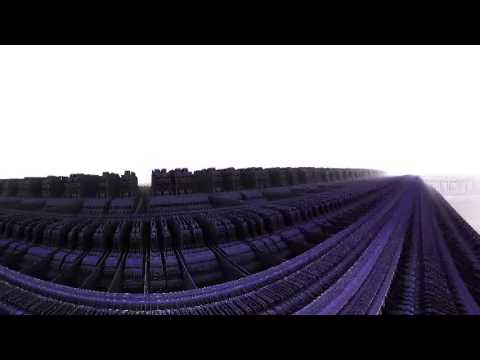 360° Amazing Fractal Animation Landscape Drone Fly By Full HD  360°  VR