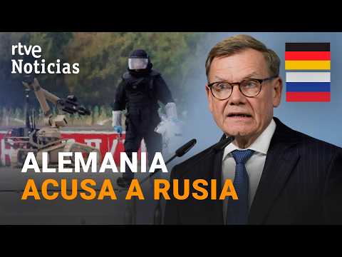 Alemania acusa a Rusia del ataque con drones bomba en Leipzig el pasado 4 de agosto | RTVE