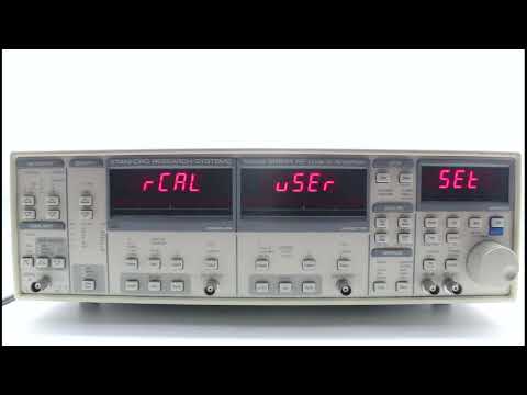 Video Lock In Amplifier Stanford Research Systems SR844 Selftest