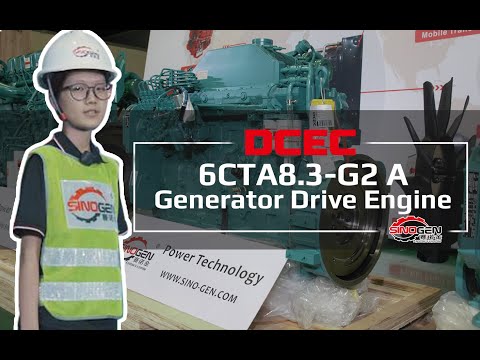 DCEC Cummins 6CTA8.3-G2 A Generator Drive Engine  Introduction 2022 [Scopes of supply and Optional]