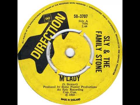 UK New Entry 1968 (212) Sly & The Family Stone - M'Lady