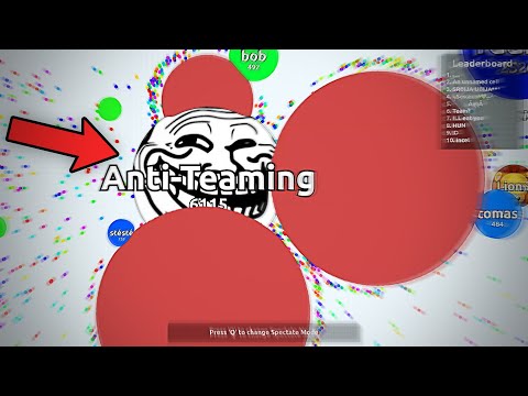 Anti-Teaming in Agar.io (642,970 Score)