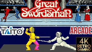 Great Swordsman Arcade (Taito 1984) 4k Longplay