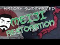 History Summarized: The Meiji Restoration