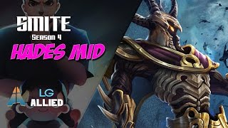Smite [LG] Allied - HADES MID - CLEAN AF GAMEPLAY