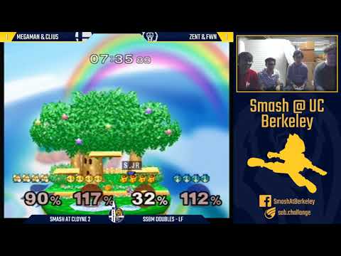 Smash at Cloyne 2 - Melee Doubles LR3:  Megaman & Clius vs Zent & FishwithNipples