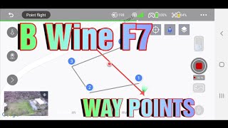 B Wine F7 Camera Drone Way Points And GPS Follow ( Screen Recording And RAW 4K Card Video )