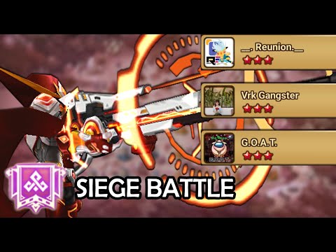 [G3 SIEGE BATTLE] VS Vrk Gangster & G.O.A.T. | Summoners War