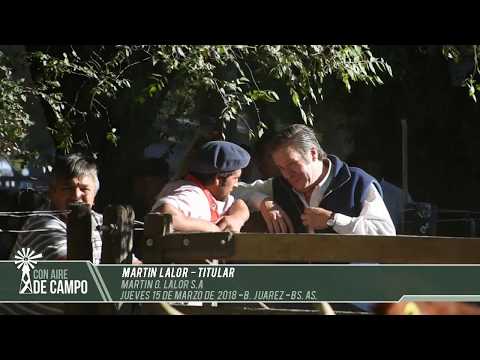 Martín Lalor -  Martín G. Lalor - Jueves 15 de marzo de 2018 - B. Juárez