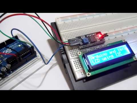 Arduino Uno with I2C Module and 16x2 LCD Display
