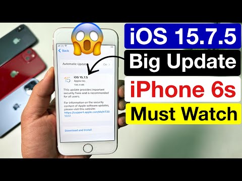 iOS 15.7.5 on iPhone 6s || Very Very important Update || Must Watch