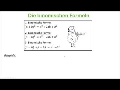 The binomial formulas