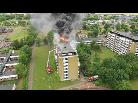 Brand Silvergården, Landskrona 2020-0705