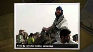 preview picture of video 'Camel Ride in the Sahara Wareameye's photos around Tozeur, Tunisia (sahara camel rides tunisia)'