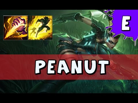 ROX Peanut as Nidalee vs Lee Sin JUNGLE - S6 Challenger SoloQ - League of Legends
