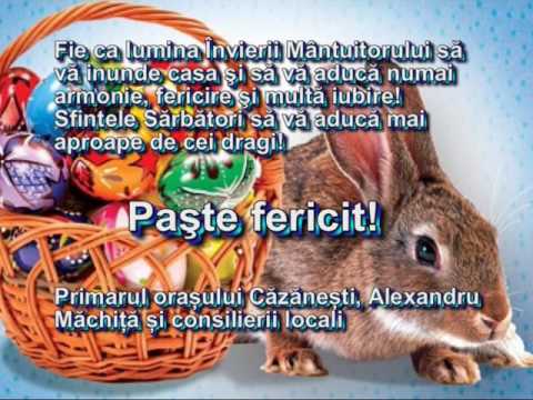 Felicitare Primaria Orasului Cazanesti