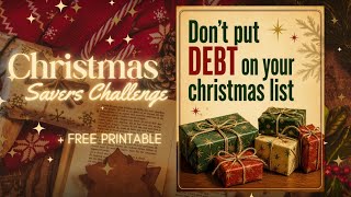 Christmas Savers Challenge Week 3 - Frugal Family of 4 - Debt Free Journey