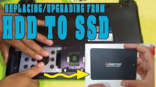 Video thumbnail for REPLACING | UPGRADING SSD AND FORMATTING ON ASUS K55A by JC-Tech tips