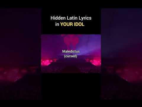 Hidden Latin Lyrics in YOUR IDOL #kpopdemonhunters