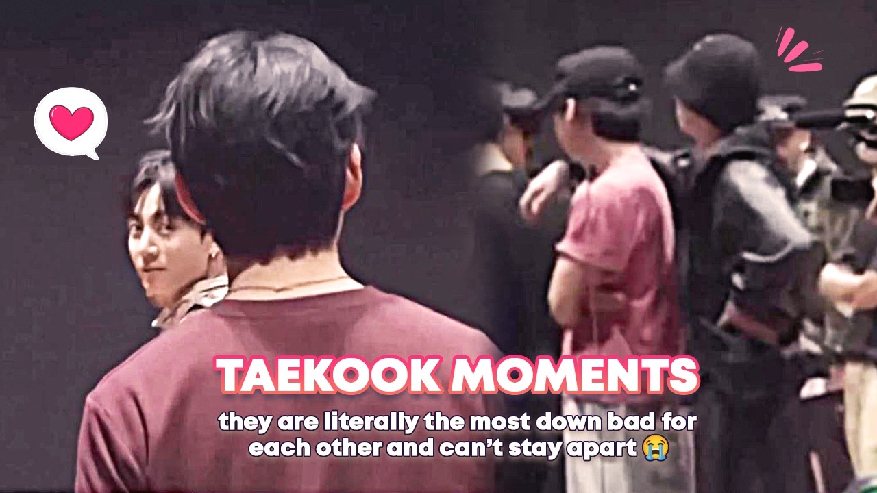 taekook are literally the most down bad for each other and can’t stay apart 😭
