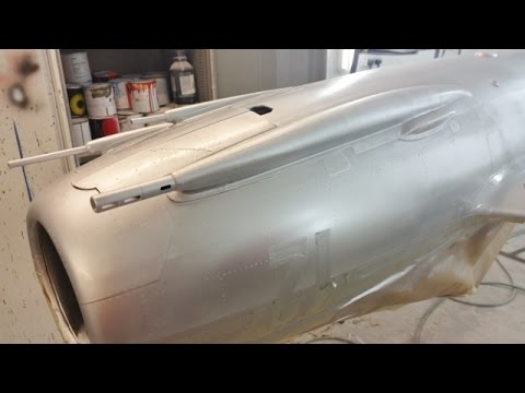 ② "HOW TO" PINNACLE AVIATION - PART TWO OF SPRAYING THE 1/4 SCALE FLYTECHNIQUE MIG 15 - 2015